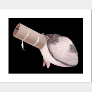 Toilet Paper Roll Hedgehog Posters and Art